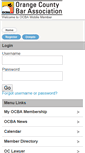 Mobile Screenshot of ocbar.org